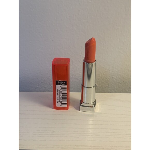 Maybelline Color Sensational Lipstick #870 Shocking Coral NWOB Damaged Tip *SEE - Picture 2 of 10